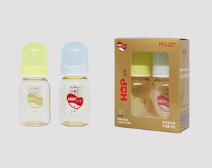 HBP 기본형 PES소프트신생아젖병(125ml-2개세트)-신생아용소프트젖꼭지포함